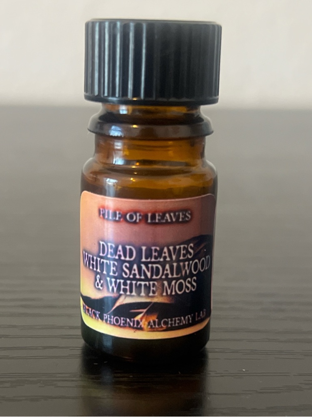 BPAL Dead Leaves White Sandalwood & White Moss Fragrance Oil - Brown/Black